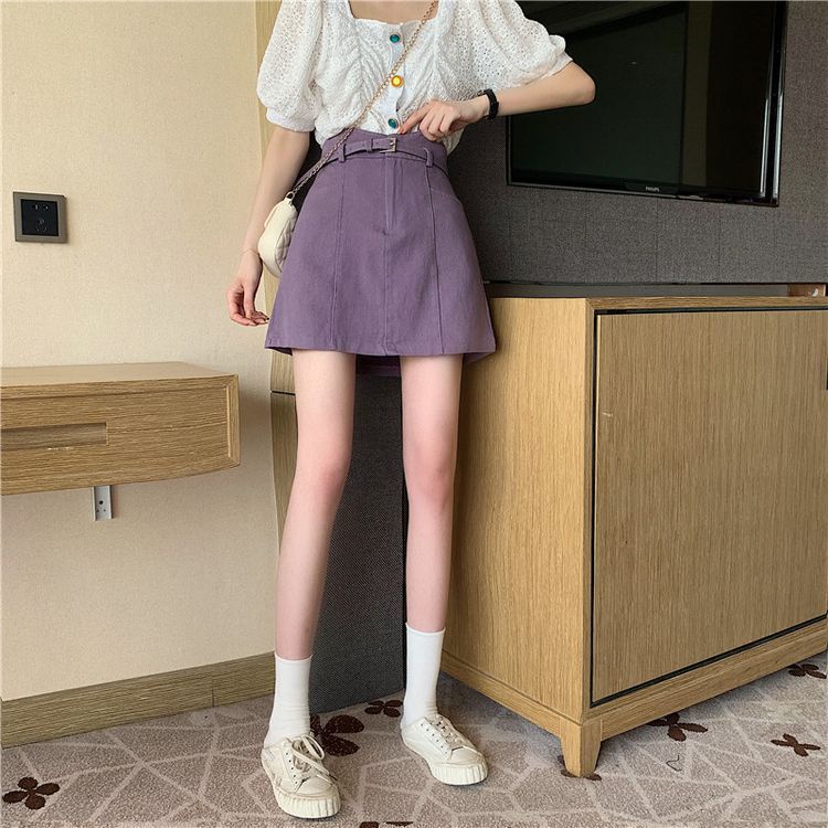 Chân Váy Denim Chữ a Lưng Cao Dáng Ôm Thời Trang Mùa Hè Cho Nữ