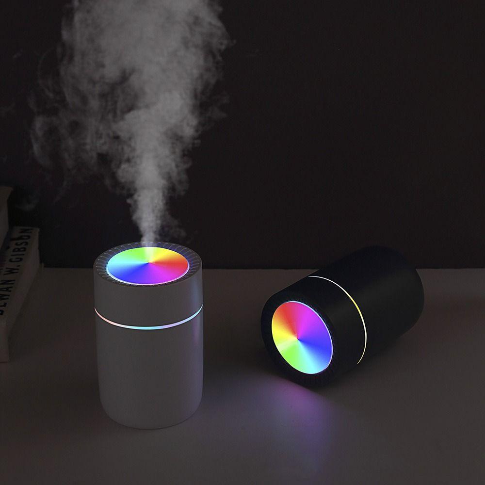 Aaron1 Máy Phun Sương Tạo Độ Ẩm Không Khí Mini Kèm Đèn USB Tiện Dụng Cho Xe Hơi