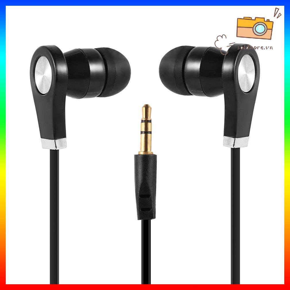 Tai nghe siêu nhẹ 3,5m màu đen