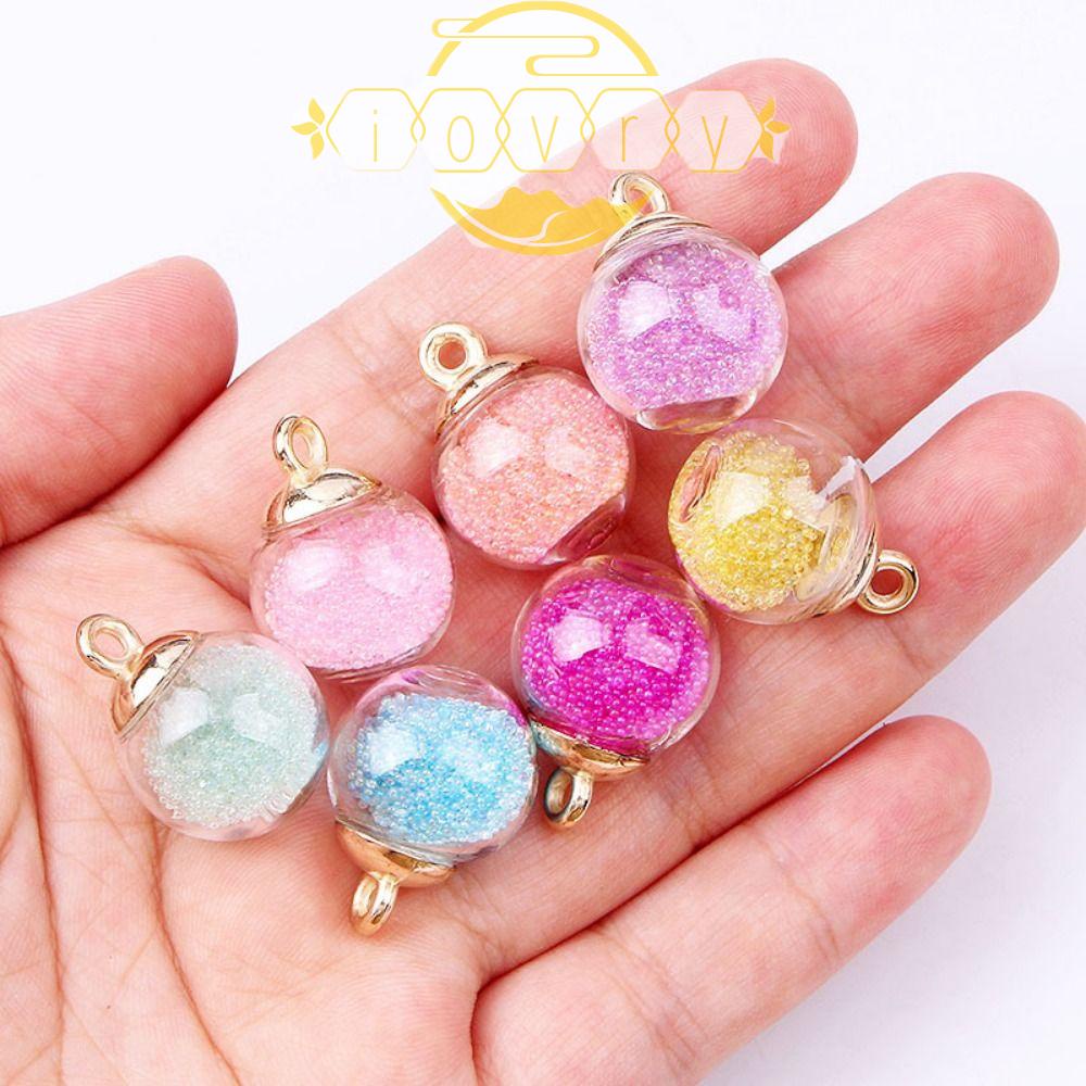 Hạt Thủy Tinh Cát Chảy Nhiều Màu Sắc Làm Trang Sức Thủ Công DIY