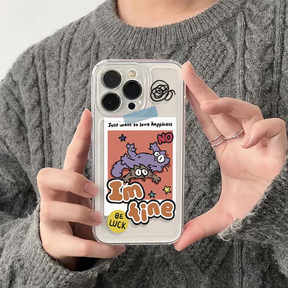 ✅Ốp Điện Thoại Mềm Chống Sốc Phong Cách Đơn Giản 78max 11plus 6In 1314pro Apple iPhone12