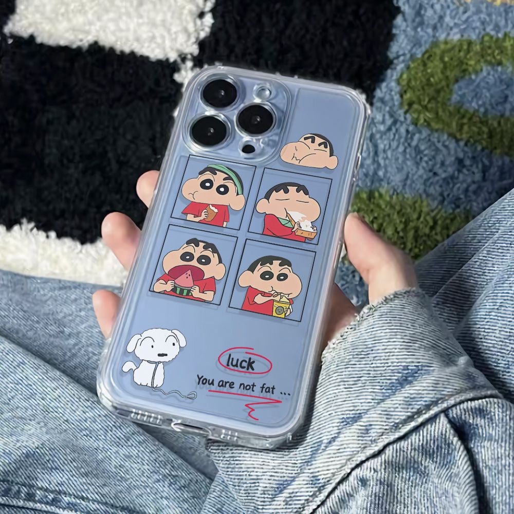 ✅Ốp Điện Thoại Dẻo Họa Tiết Hoạt Hình Cậu Bé Bút Chì Dễ Thương Chống Sốc Cho Iphone126In78 Apple plus Food 1311 14pro