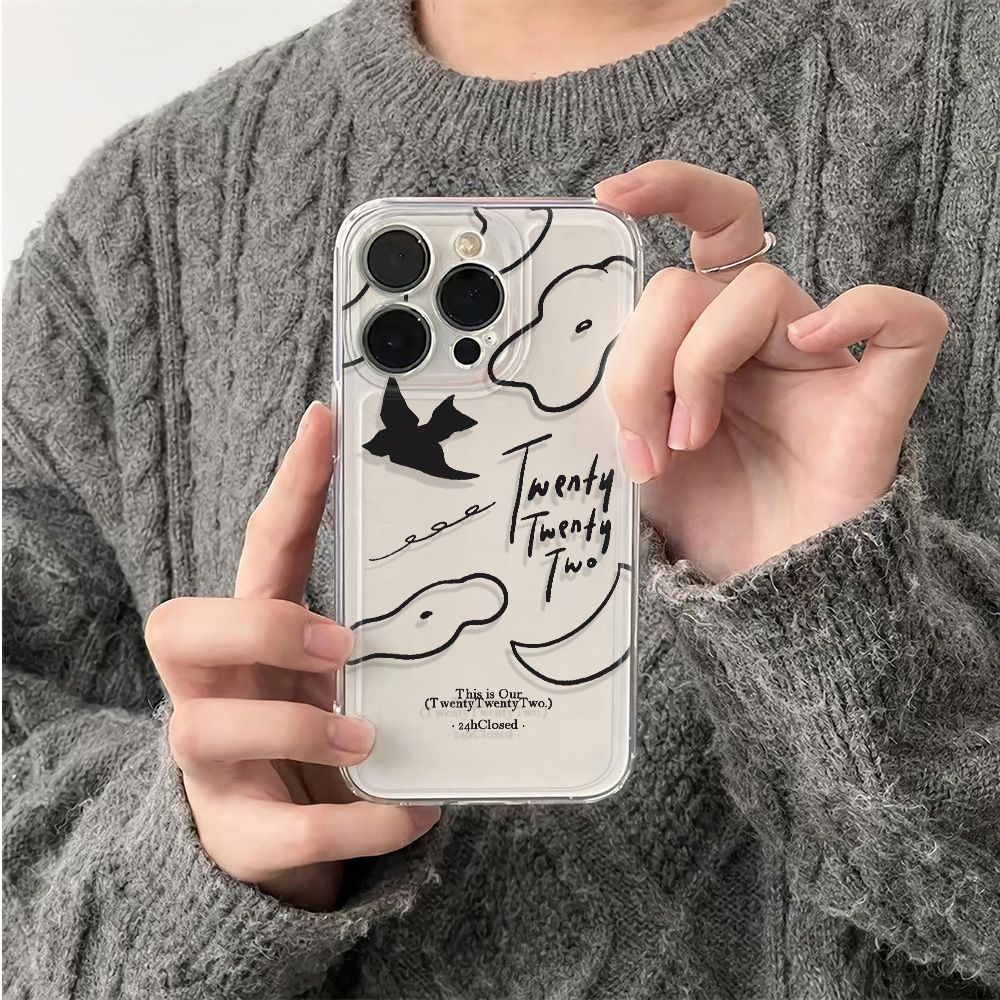 ✅Ốp Điện Thoại Mềm Chống Sốc Phong Cách Đơn Giản Cho Apple Iphone Max78 12 13 11 14pro6ins KLY8