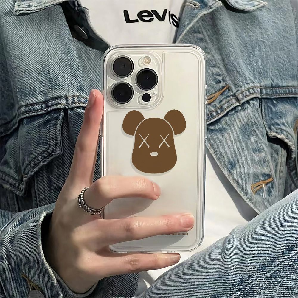 ✅Ốp Điện Thoại Dẻo Họa Tiết Gấu Violent Dễ Thương Chống Sốc Cho Iphone1214Pro 78 plus JSNR 1311