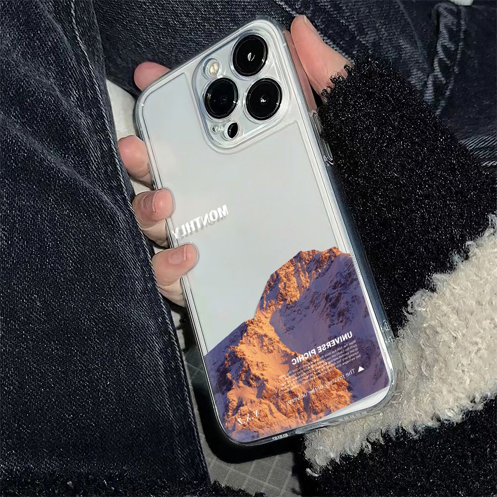 ✅Ốp Điện Thoại Mềm Chống Sốc Kiểu Dáng Đơn Giản 6ins plus78 iPhone12 max Sunshine 11 13 Apple 14pro 4DLU