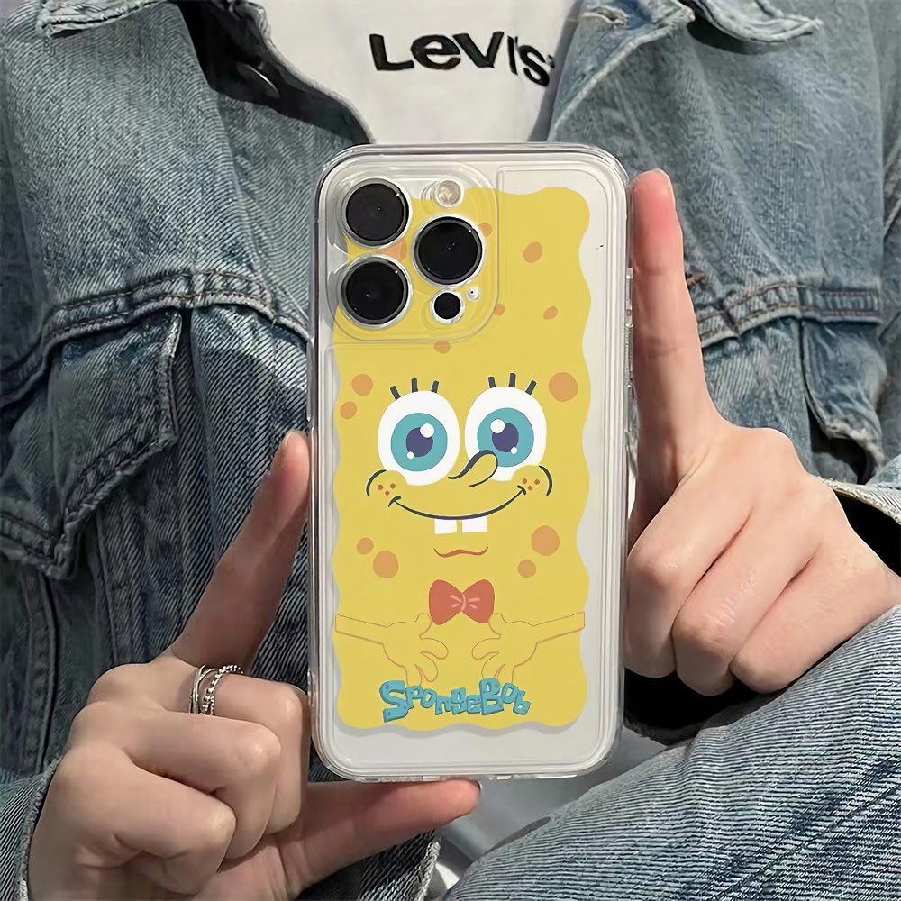 ✅Ốp Điện Thoại Dẻo Họa Tiết Hoạt Hình Spongebob Chống Sốc Cho iPhone12 Apple 6Inmax14Pro 78 Phong Cách 1311 CLNQ