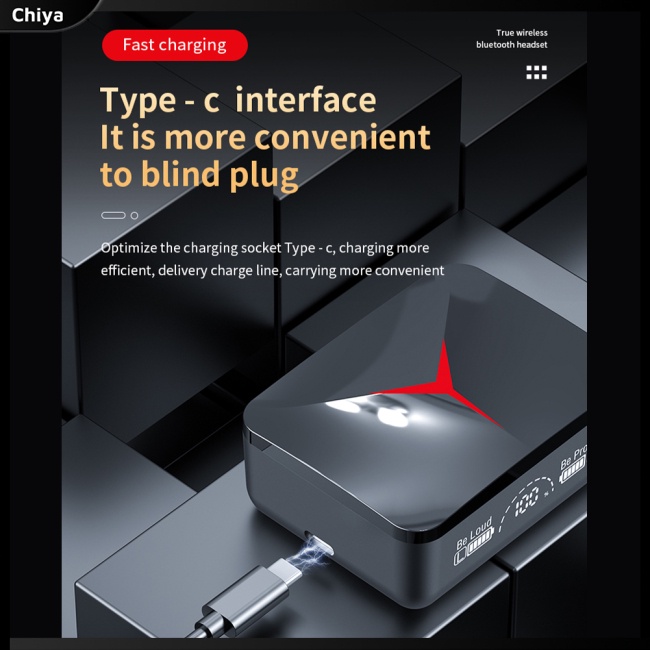 Tai Nghe Không Dây M90 TWS Bluetooth 5.3 Cảm Ứng Âm Thanh Nổi Tiếng Ồn Hi-fi