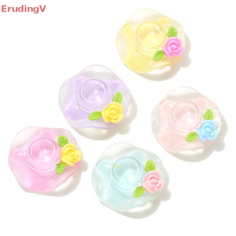 Set 10 Đồ trang trí Hoa Mini Bằng Nhựa Phát Sáng Dùng Để Trang Trí Vườn DIY