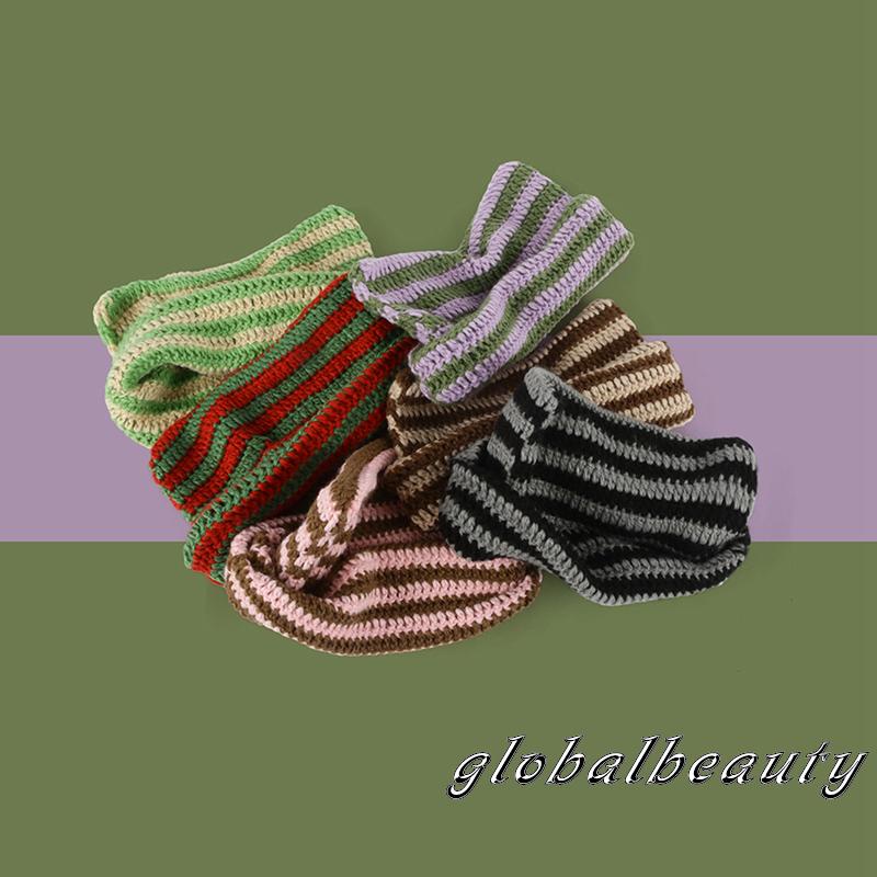 Nón Beanie Dệt Kim Họa Tiết Tai Mèo Thời Trang Mùa Đông Cho Nữ