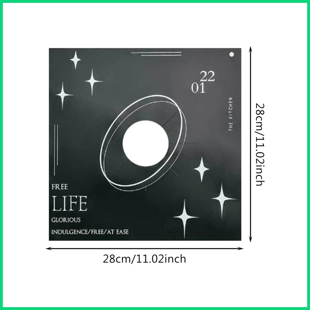 Tấm Lót Bảo Vệ Bếp Ga Cách Nhiệt Tái Sử Dụng Tiện Lợi