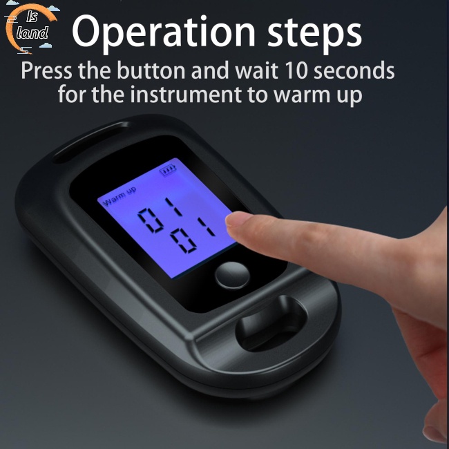 Máy Kiểm Tra Hơi Thở Kỹ Thuật Số Cầm Tay Độ Chính Xác Cao Có Thể Sạc Lại Bằng Cổng Usb