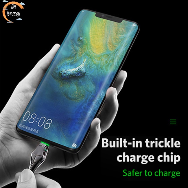 Dây Cáp Sạc Nhanh Android 5A Có Đèn Led Chuyên Dụng Cho Samsung Huawei Xiaomi