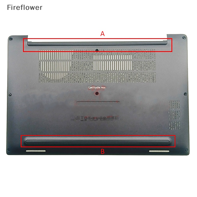 Velishy 1pc dải cao su máy tính xách tay vỏ dưới cùng tấm lót chân cho dell latitude 7400 e7400 dải chân chống trượt