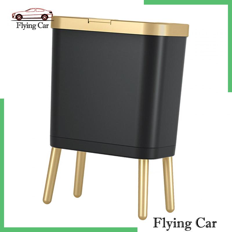 Thùng Rác 15L Có Nút Nhấn Tiện Dụng Cho Văn Phòng / Phòng Tắm / Ngoài Trời