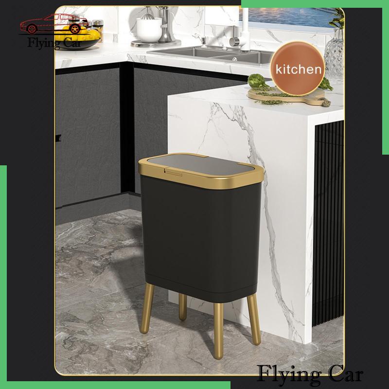 Thùng Rác 15L Có Nút Nhấn Tiện Dụng Cho Văn Phòng / Phòng Tắm / Ngoài Trời