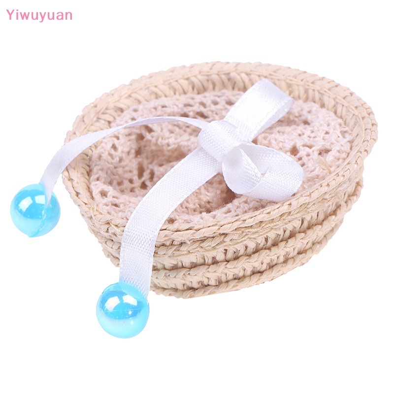 Giỏ Rơm Thủ Công Mini Dễ Thương Trang Trí Nhà Búp Bê Mới