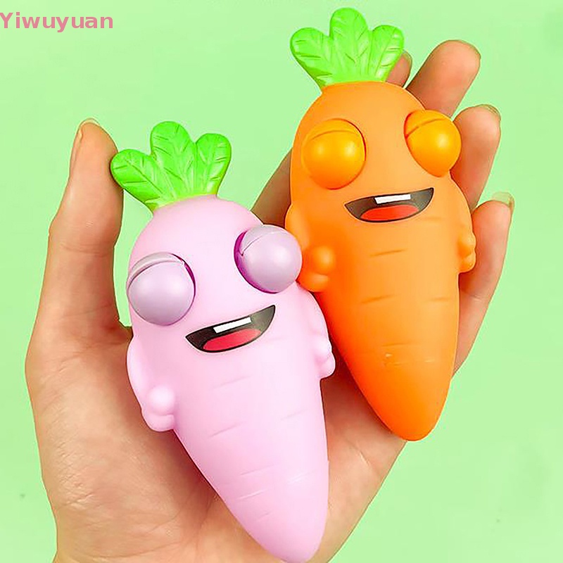 1 Đồ Chơi Bóp Tay Giảm Căng Thẳng Hình Củ Cà Rốt