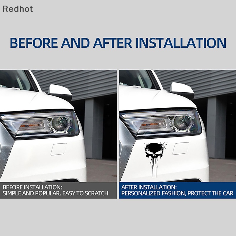 Đề Can Phản Quang Hình Đầu Lâu Cá Tính Chống Thấm Nước Dùng Để Trang Trí Xe Mô Tô