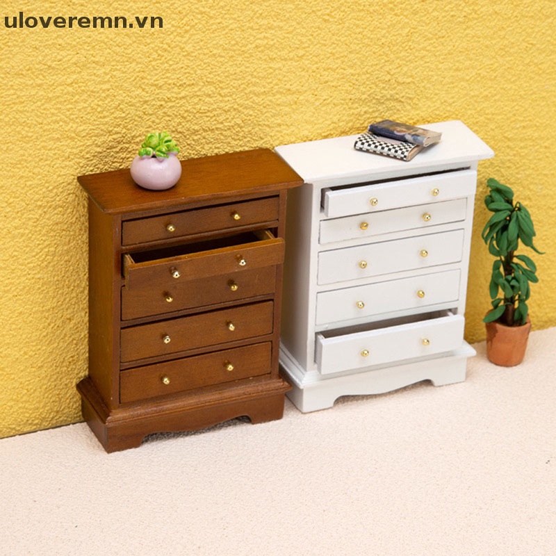 Mô Hình Tủ Quần Áo Uloveremn Tỉ Lệ 1: 12 Trang Trí Nhà Búp Bê