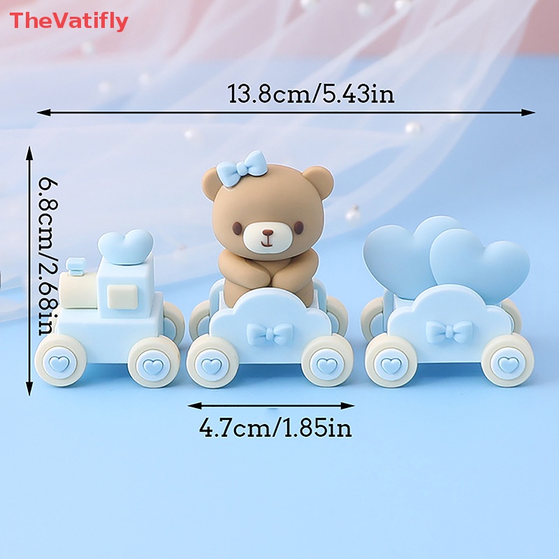 Gấu Bông Dùng Trang Trí Bánh Kem DIY Dễ Thương