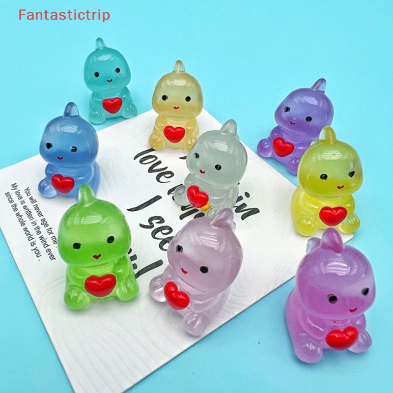 [Fantastictrip] Set 5 Mô Hình Búp Bê Mini Phát Sáng Trong Bóng Tối Trang Trí Tiểu Cảnh Craf Mới