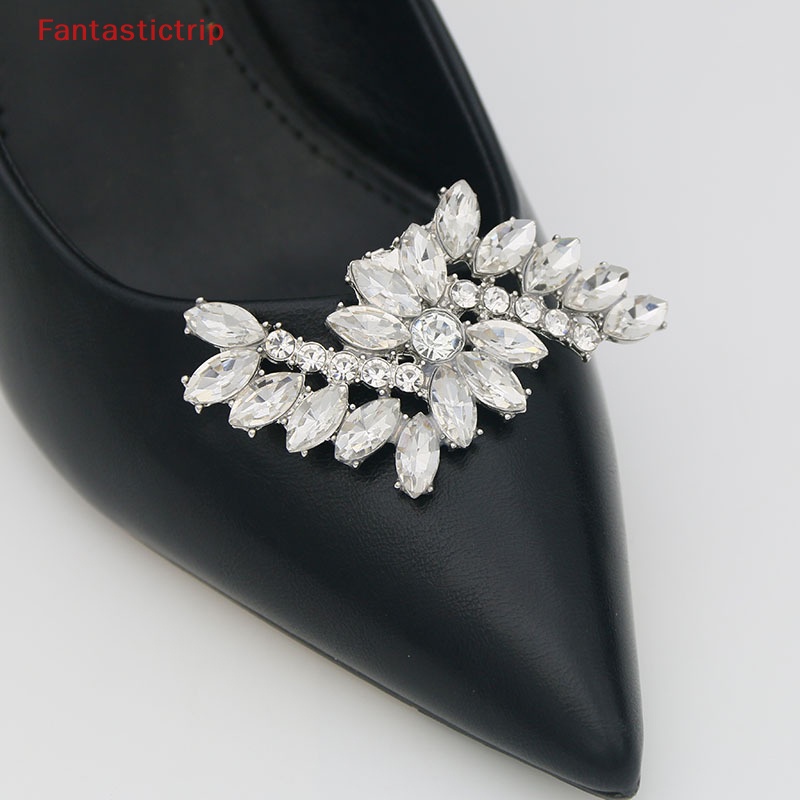 1 Kẹp Đính Đá Trang Trí Giày Cao Gót Cho Cô Dâu Mới