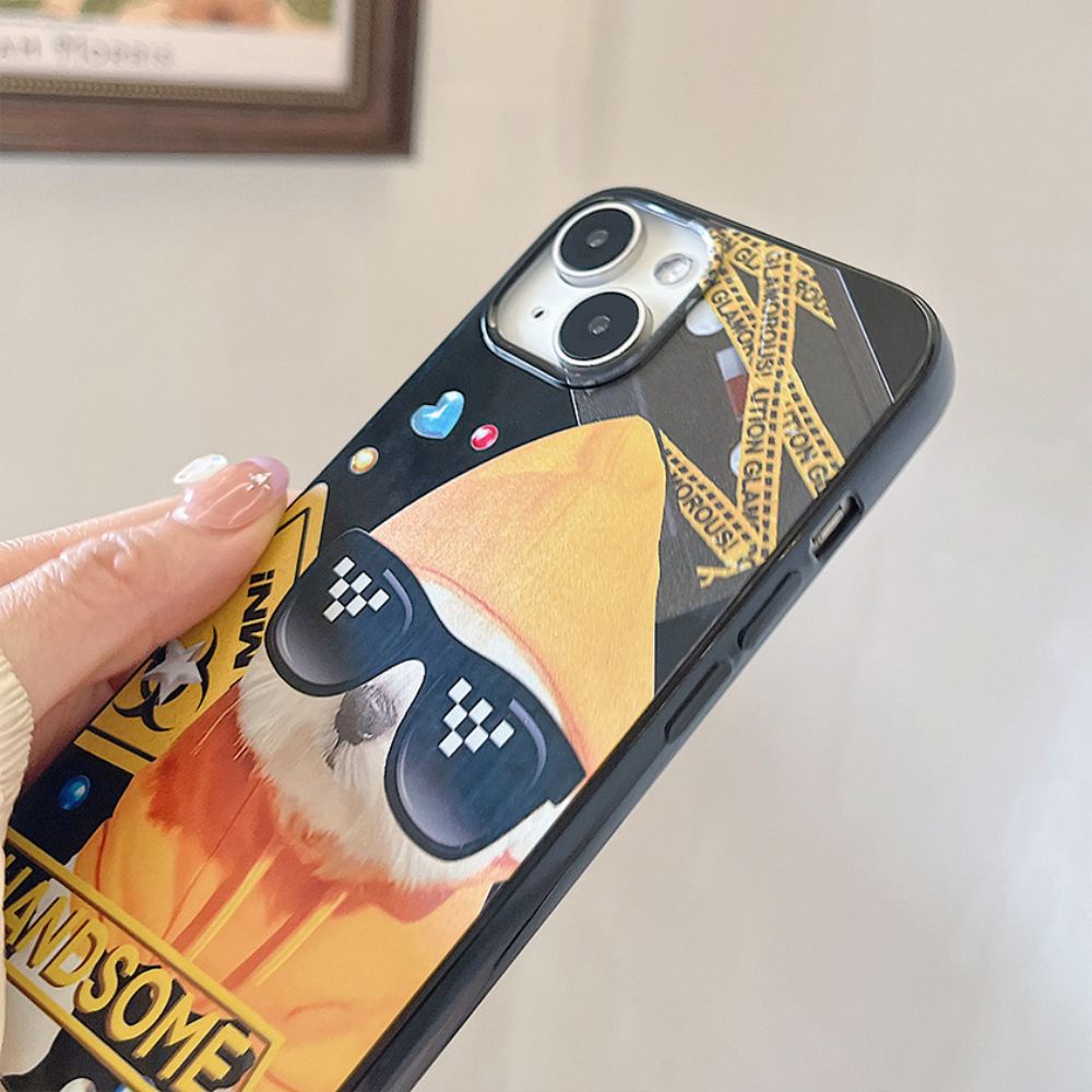 Ốp Điện Thoại TPU Mềm Siêu Mỏng Họa Tiết Mèo Đeo Kính Mát Cho IPhone 14 Pro Max 13 12 11 Pro Max