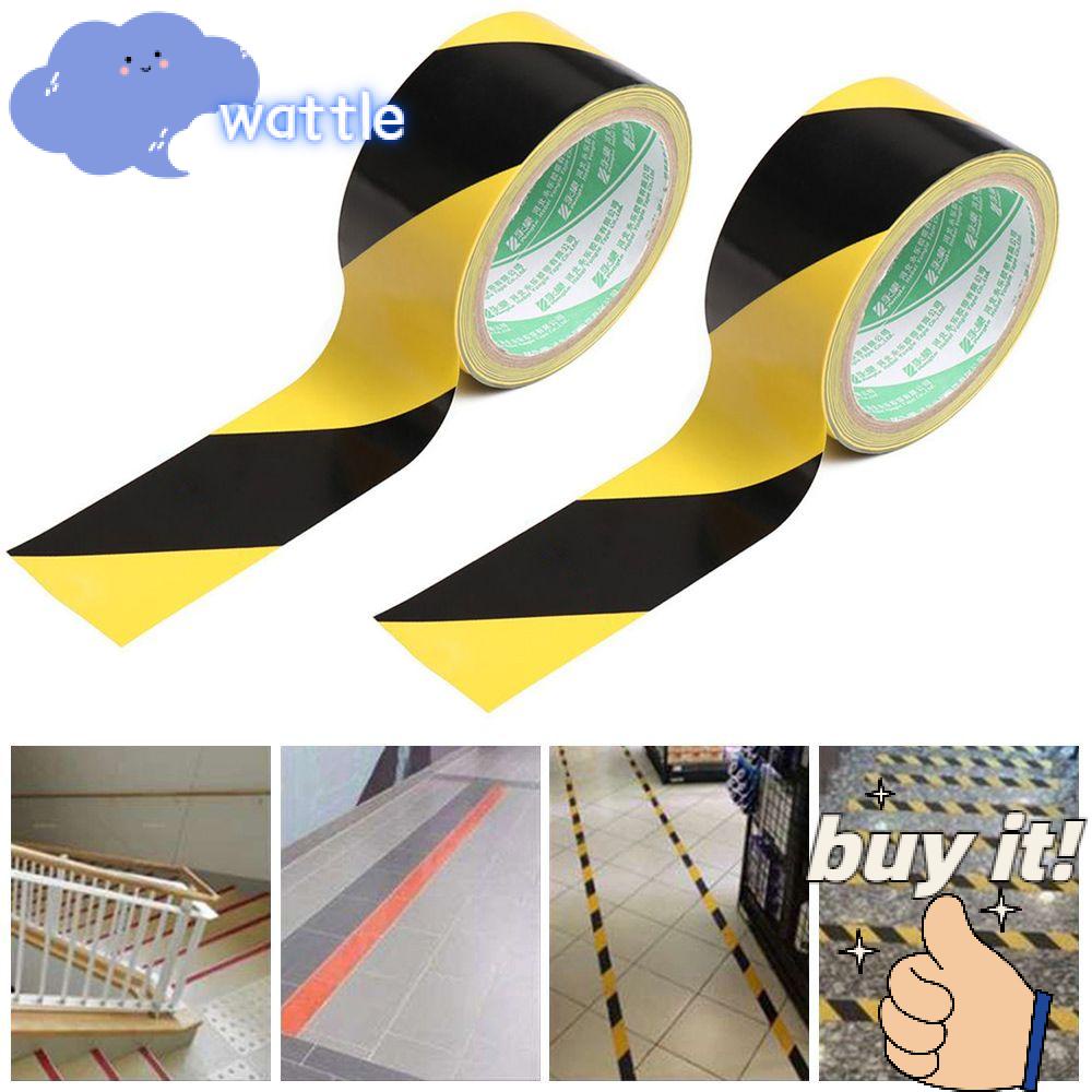 Băng Keo Dán Sàn Nhà Màu Đen &amp; Vàng Cảnh Báo Nguy Hiểm Tiện Dụng
