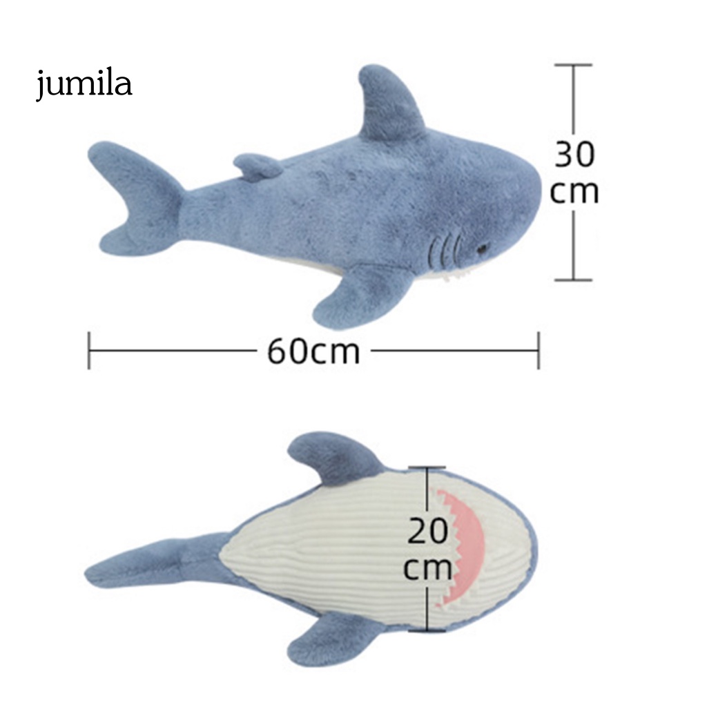 Cá Mập Nhồi Bông Không Mùi Dùng Trang Trí Giường Ngủ