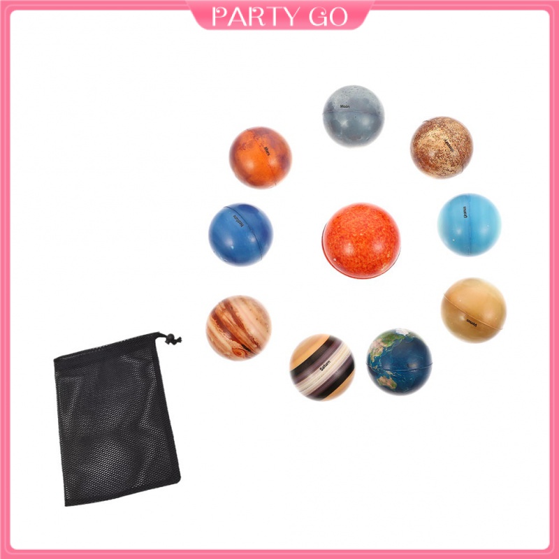 1 Bộ Quả Bóng PU Đồ Chơi Hành Tinh Cho Bé