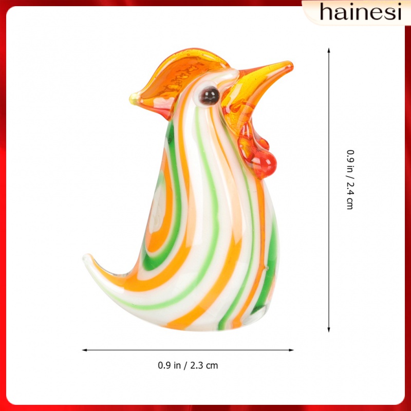 Chick Set 4 Tượng Điêu Khắc Thủ Công Nghệ Thuật Trang Trí Nhà Cửa Văn Phòng Cellophane