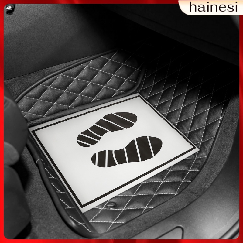 Set 50 Tấm Thảm Giấy Lót Sàn Xe Hơi Bảo Vệ Chân Dùng Một Lần