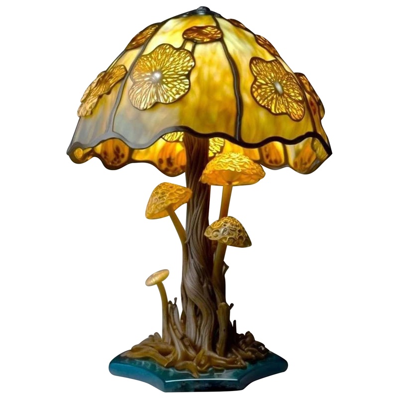 Đèn Để Bàn Bằng Resin Thủ Công Phong Cách Vintage Dành Cho Trang Trí Phòng Ngủ