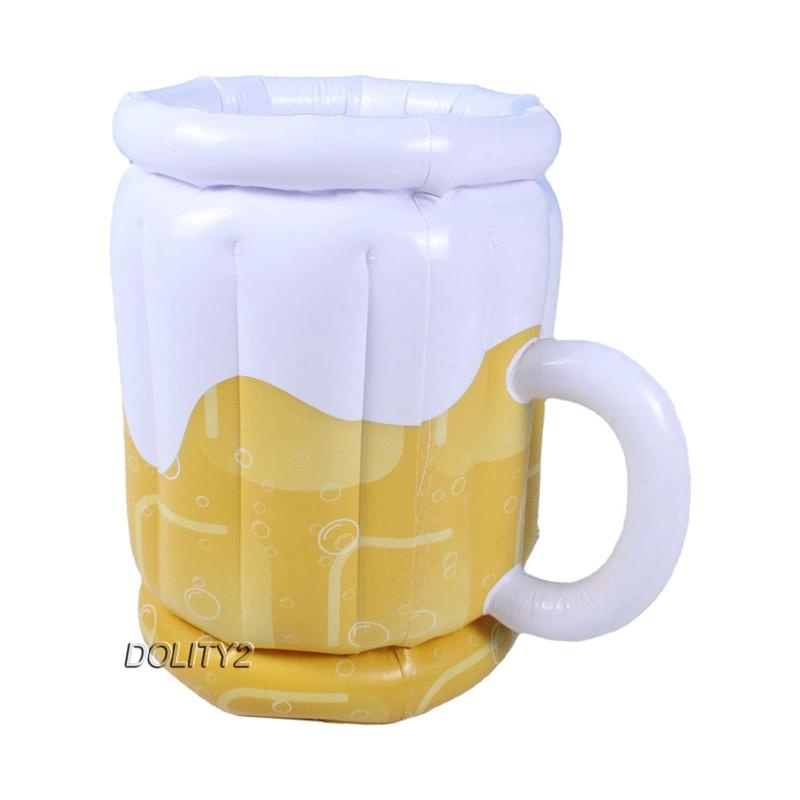 Giá Đỡ Cốc Uống Bia Bơm Hơi Phong Cách Hawaiian Tiện Dụng Cho Tiệc BBQ 2