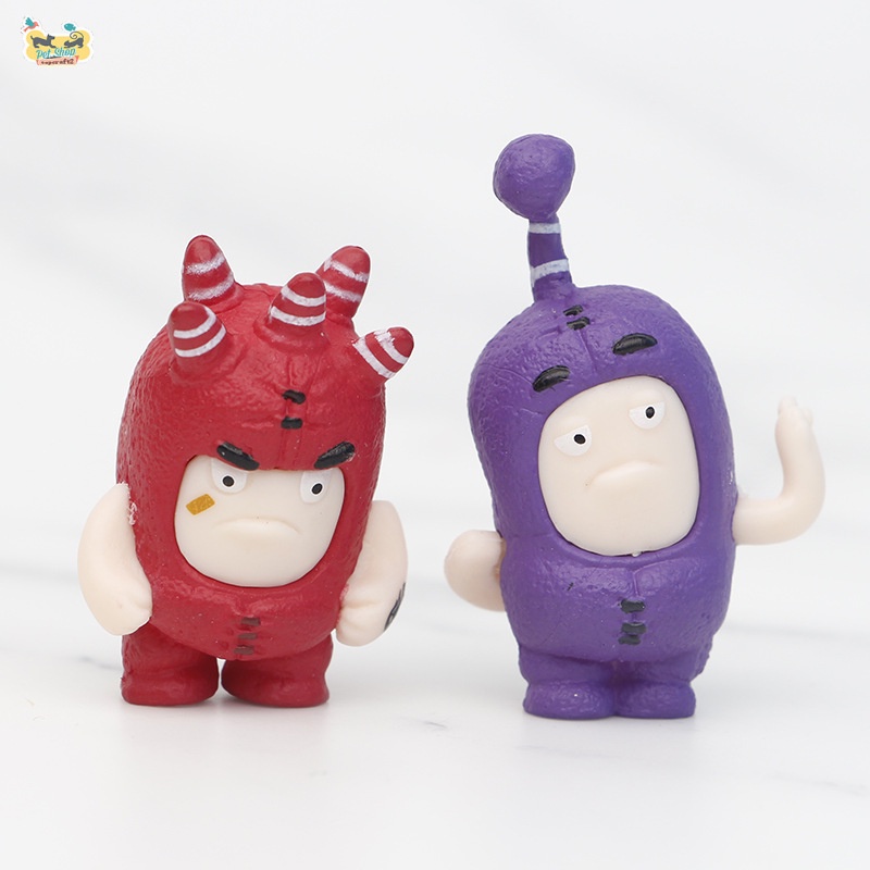Bộ 7 Mô Hình Nhân Vật Oddbods Hoạt Hình Oddbods Trang Trí Sinh Nhật Cho Bé