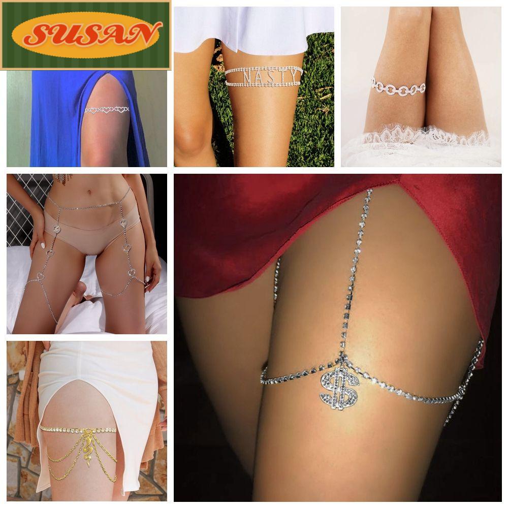 Dây Xích Đeo Chân / Cơ Thể Phong Cách SUSANS|Bộ Bikini Màu Sắc Thời Trang Cho Nữ