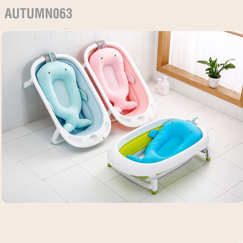 Autumn063 Thảm Tắm Cho Bé Đa Năng Chống Trơn Trượt Mềm Mại Nhanh Khô Nhẹ Nằm Trẻ Sơ Sinh Đệm