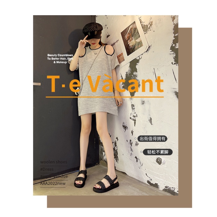 Xăng đan Nữ Đế Bệt Thoải Mái Thời Trang Mùa Hè-AA0460