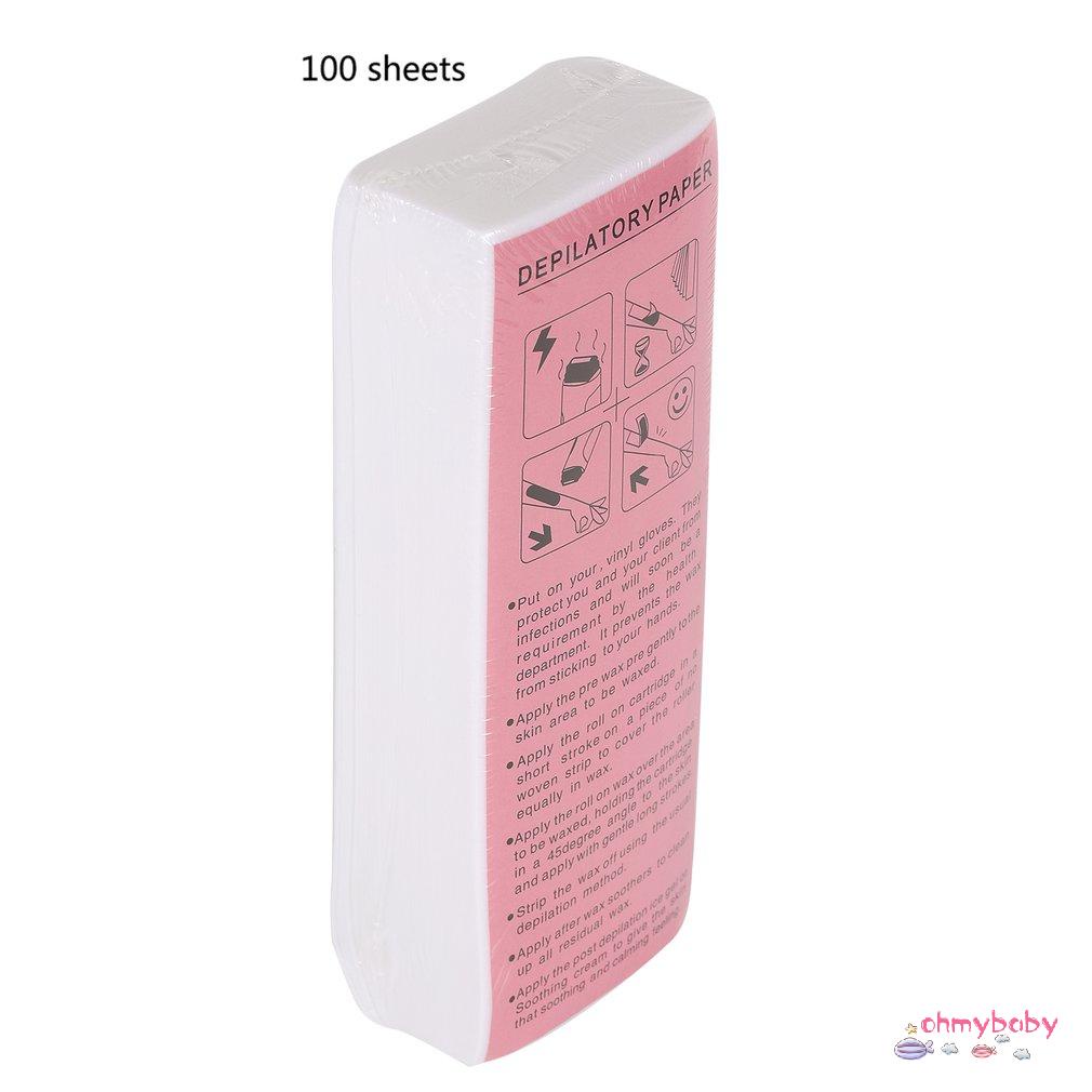 [InStock] Tẩy Lông Giấy Sáp Vải Cơ Thể Không Dệt Dùng Một Lần Máy Cạo Dải Loại Bỏ Mong Muốn Trên [Z/3]