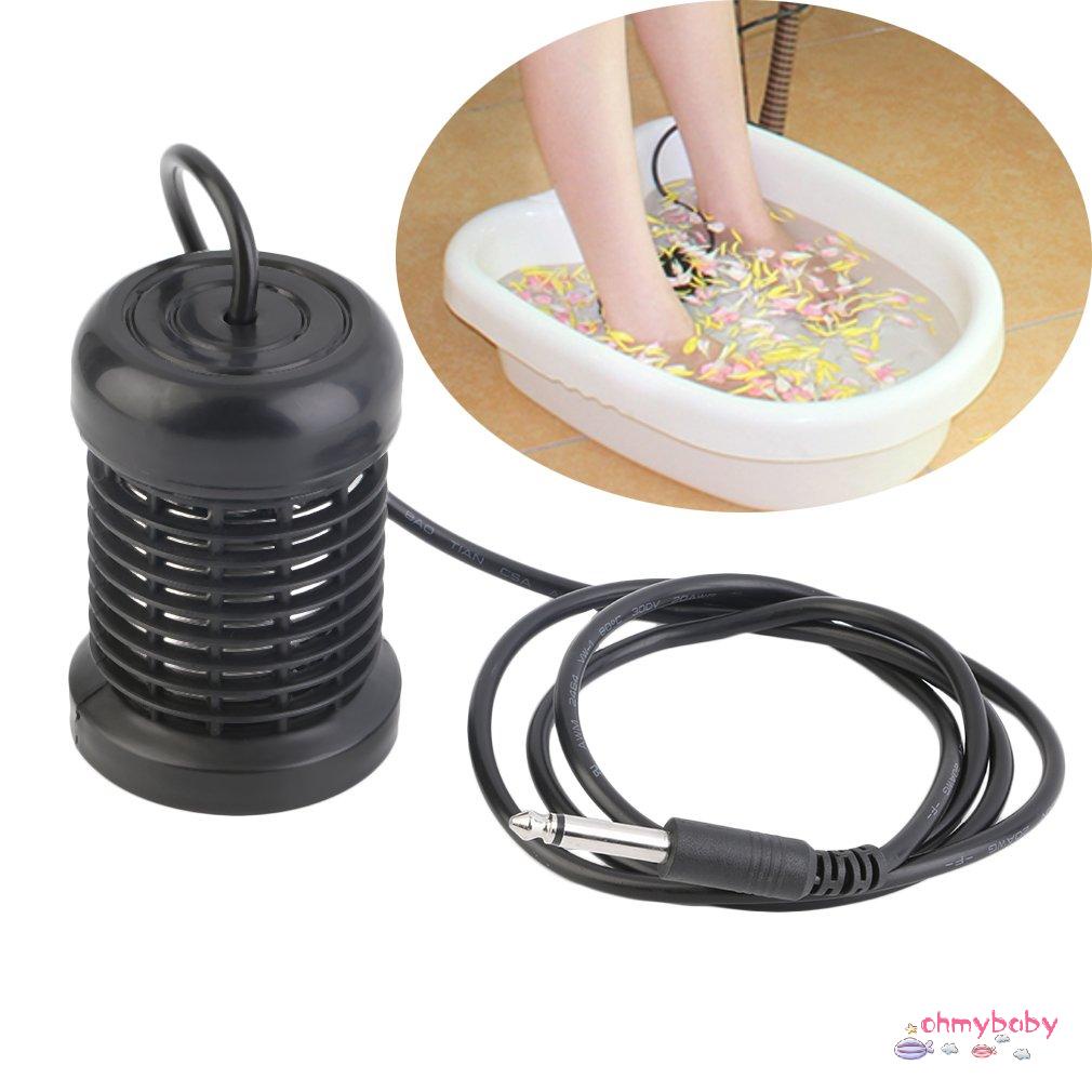 [InStock] Mảng Bồn Tắm Tròn Thép Không Gỉ Aqua Spa Massage Chân Dụng Cụ Giảm Đau Ion Làm Sạch Loại Bỏ [Z/11]