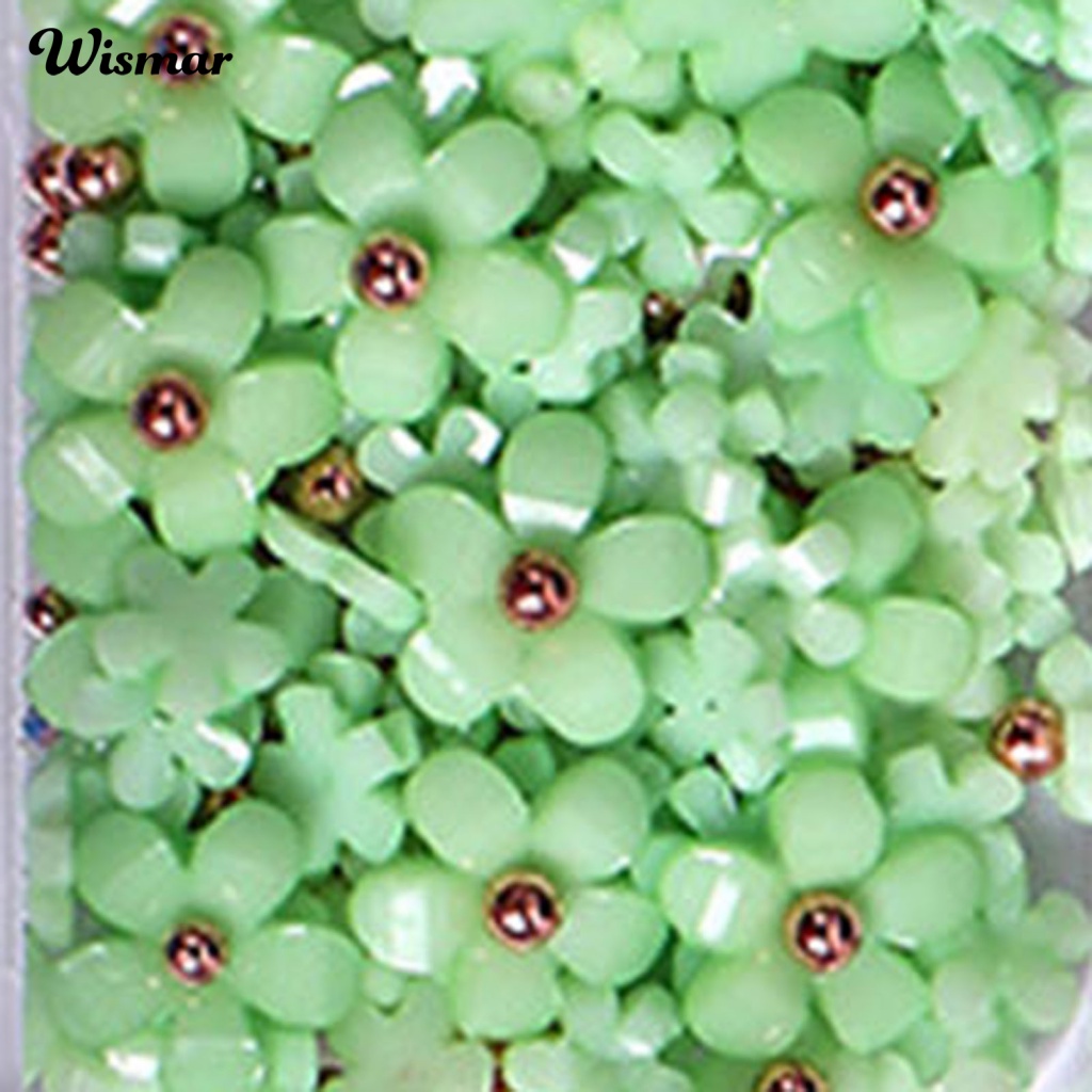 1 Hộp Phụ Kiện Trang Trí Móng Tay Lấp Lánh Nhiều Màu Sắc