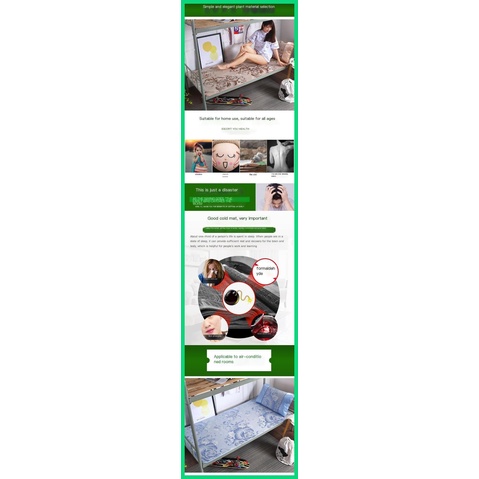 Thảm Mây Lụa Lạnh Thoáng Khí Chống Nhăn Gấp Gọn Đơn Giản Dễ Rửa jiwvn Jwvn