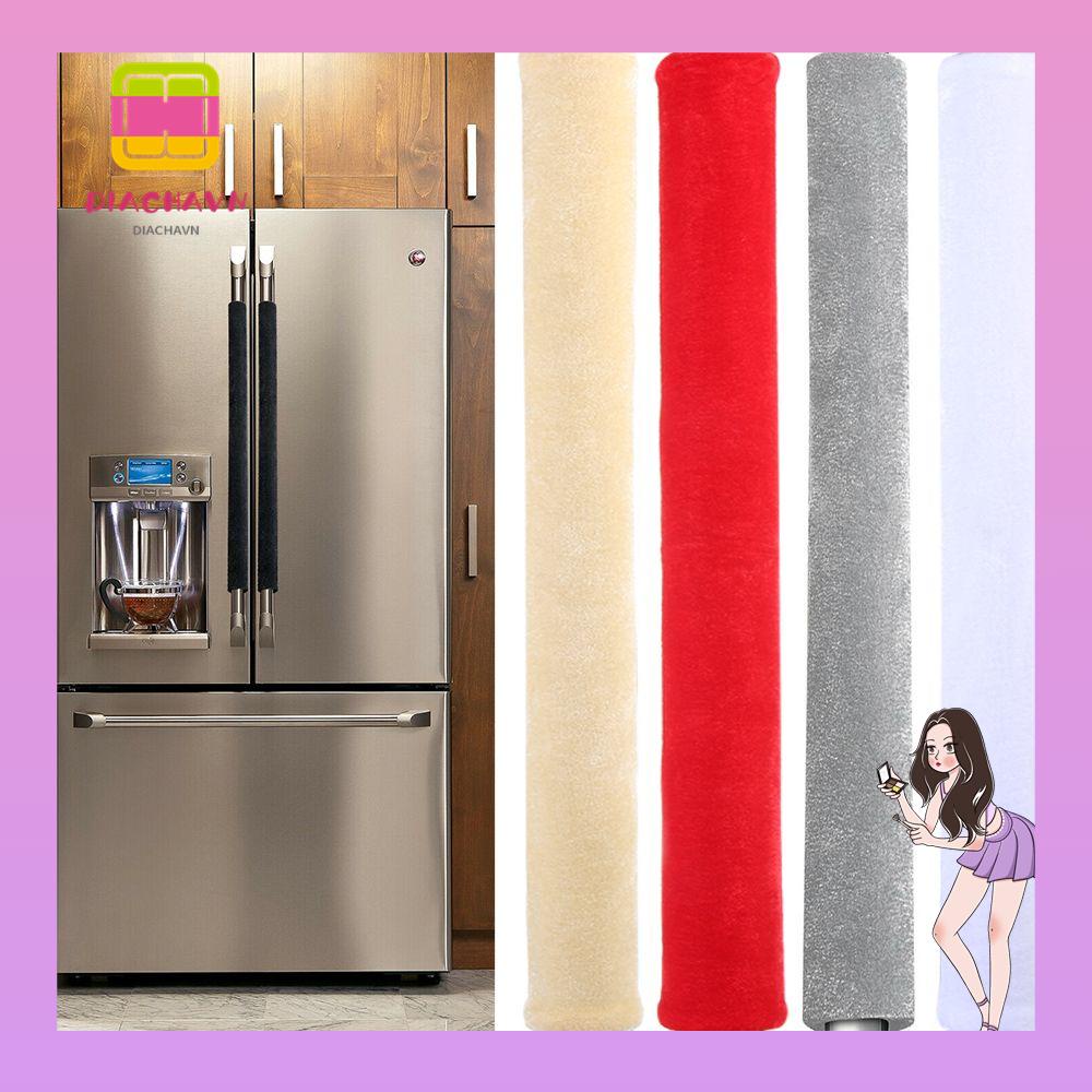 Set 2 Vỏ Bọc Tay Nắm Cửa Tủ Lạnh Mềm Mại Chống Tĩnh Điện