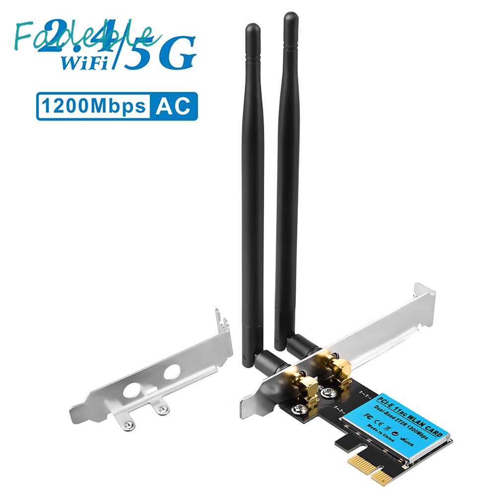 Thẻ Mạng Không Dây 2.4G / 5GHz 1200Mbps