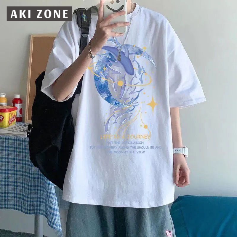 Áo Thun Tay Ngắn Plus Size Phong Cách Hàn Quốc Thời Trang Mùa Hè Cho Nam