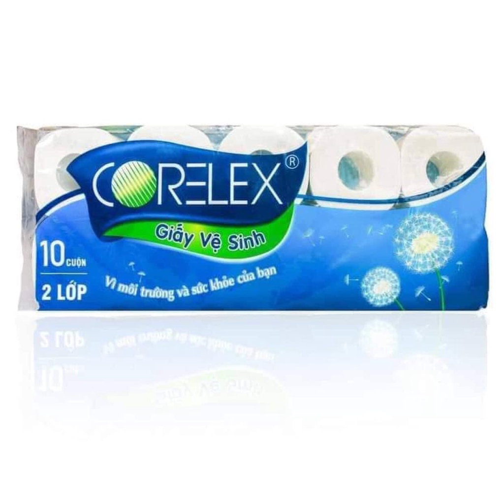 Mua GIẤY VỆ SINH CORELEX 10 CUỘN Chỉ 39k/ bành 10 cuộnChiều dài cuộn ...
