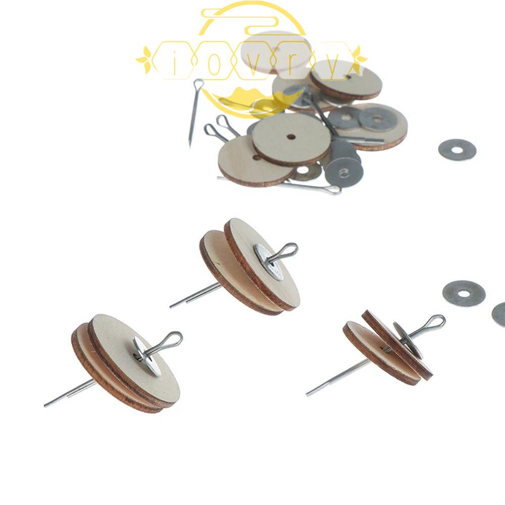 Set 10 Khớp Nối Bằng Gỗ 12-30mm Làm Đồ Thủ Công Cho Búp Bê