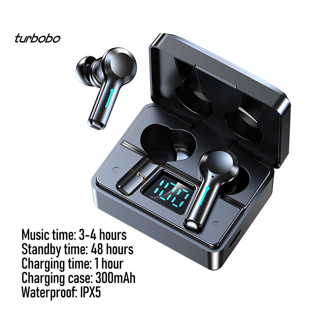 Tai Nghe Thể Thao Nhét Tai Không Dây Bluetooth M37 Chống Ồn Màn Hình LED Kỹ Thuật Số