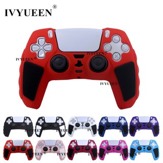 Ivyueen cho playstation 5 ps5 bộ điều khiển cao su bảo vệ da silicon cực dày phù hợp với dualsense ban đầu sạc