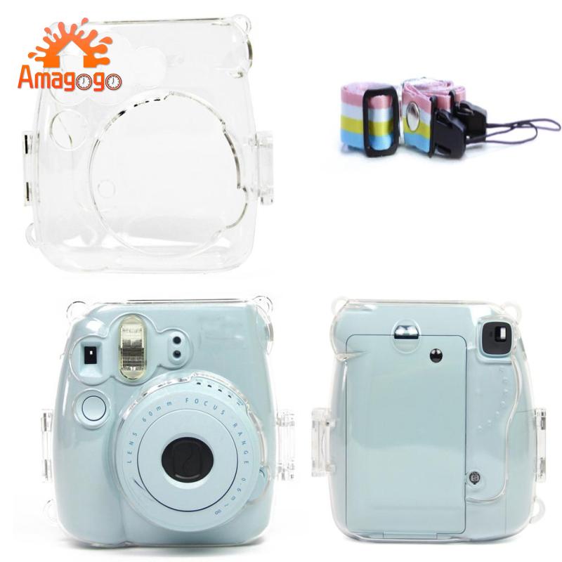 Ốp Cứng Trong Suốt Bảo Vệ Cho Máy Ảnh Fujifilm Instax Mini 8 / 9 Polaroid Fujifilm3